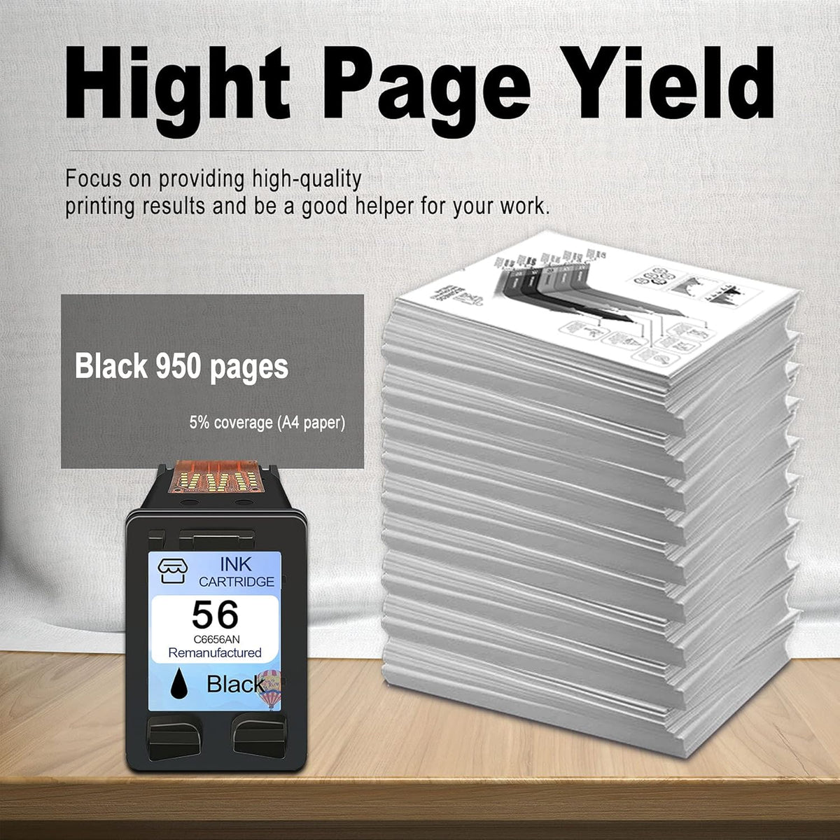 Remanufactured Black Ink Cartridge 1-Pack W5631