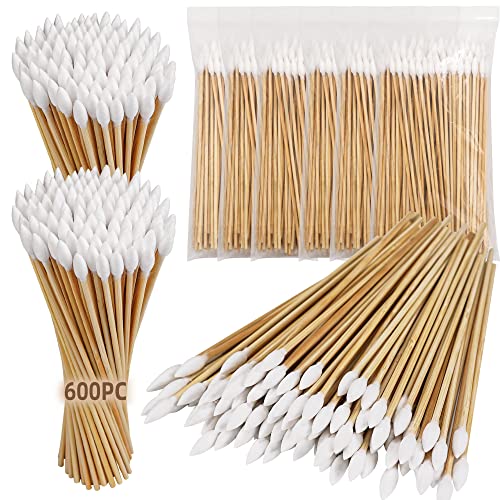 600PCS Long Cotton Bamboo Gun Cleaning Swabs N971372