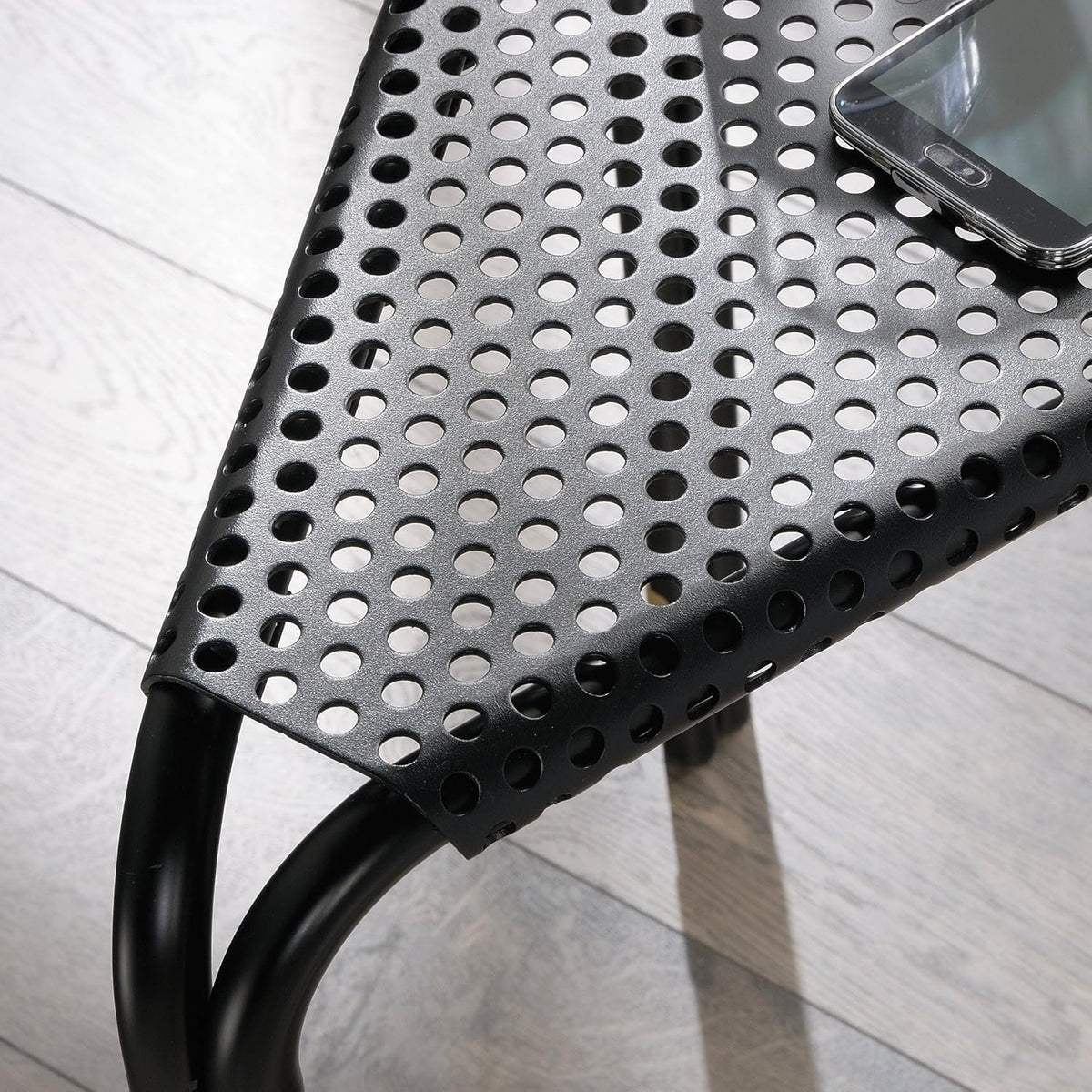 Triangular Side Table, Black finish P138930