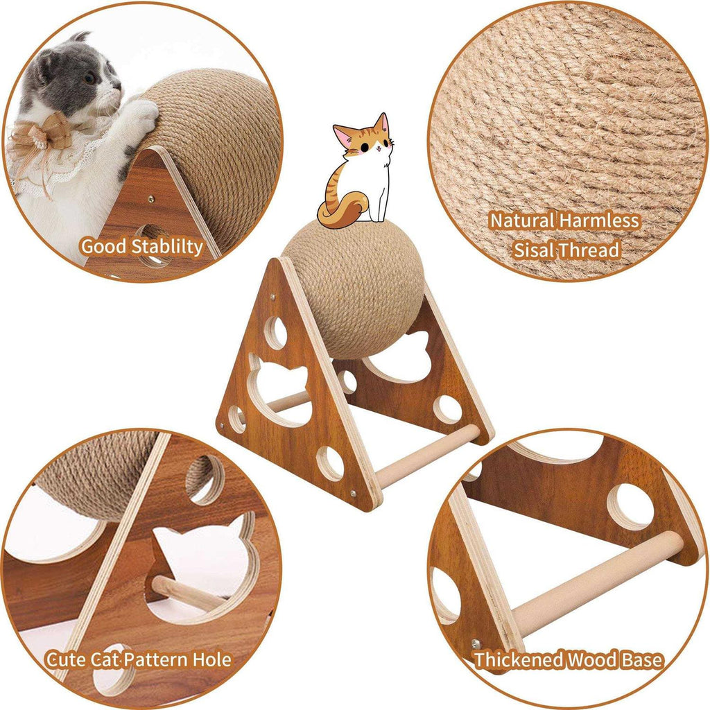 Natural Sisal Cat Scratching Ball Y105411