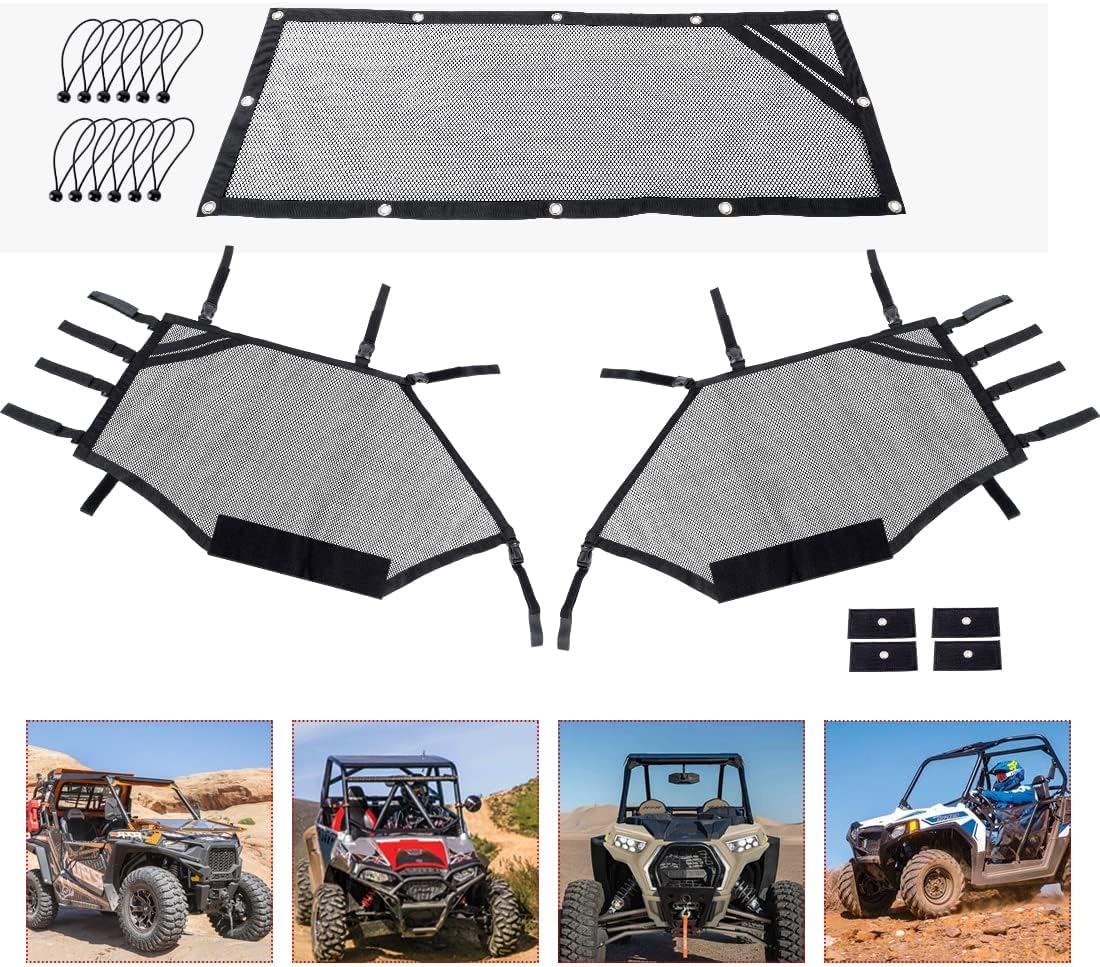 Pack of 2 Roll Cage Mesh Window Nets for Polaris RZR PRO XP/4 K970