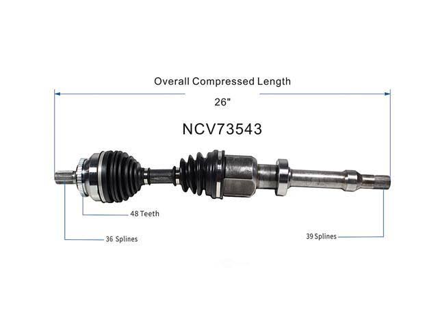 CV Axle Assembly V268829