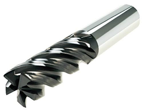 5/8x22 Diameter Carbide End Mill 5 Flute Long Length Variable Helix E766