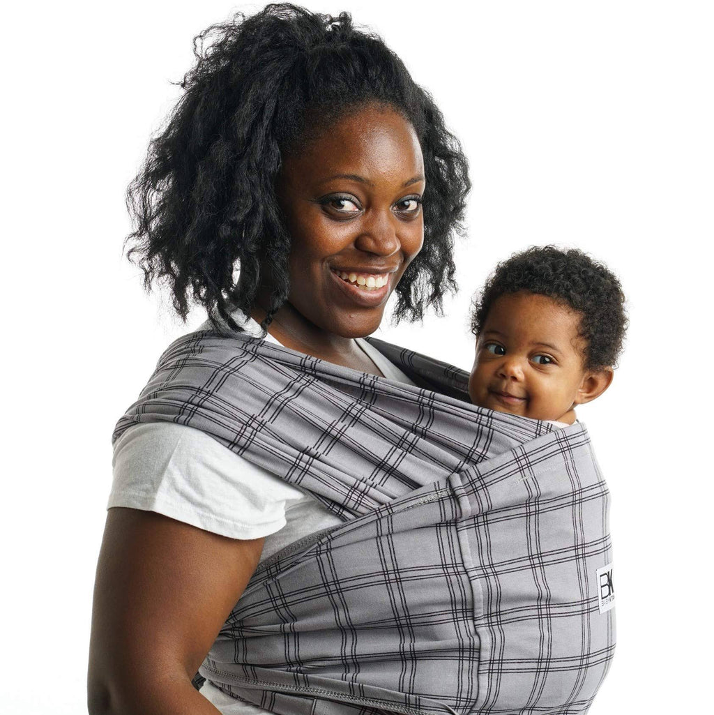 Gray Print Baby Wrap Carrier S858