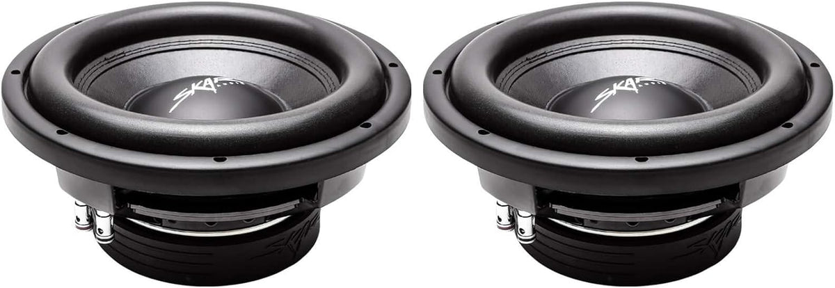10" 800W Max Power Dual 2 Ohm Shallow Mount Subwoofers, Pair of 2 Q34389