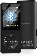32GB Bluetooth MP3 Player with Speaker, FM Radio, Voice Recorder, Alarm Clock, Supports up to 128GB, Including Earphones B5766