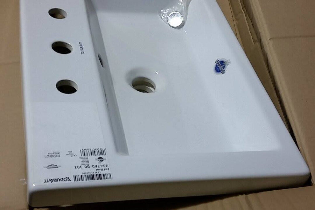 White Alpin Bathroom Sink V693