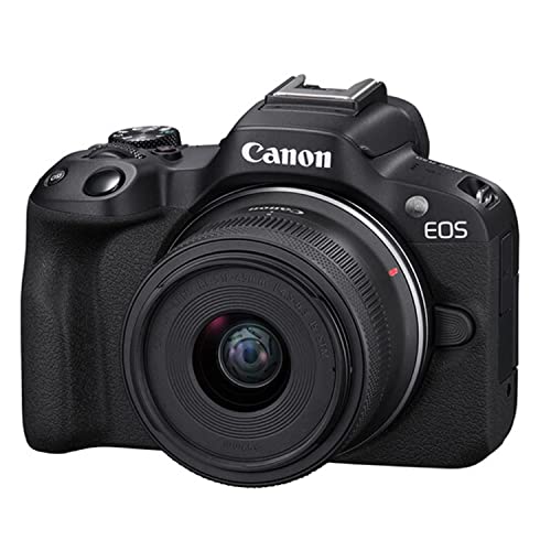 Black 24.2MP APS-C CMOS Mirrorless Camera with 18-45mm Lens (Renewed) Q9422
