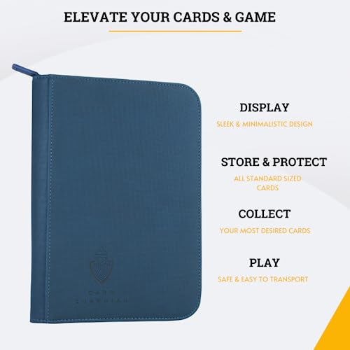 9 Pocket Zipper Binder for 360 Cards Black Side Loaded Pockets K96475