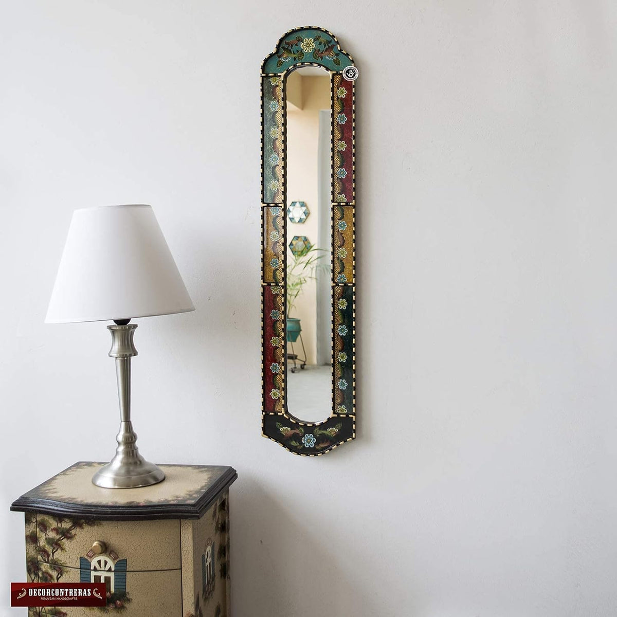 Long Narrow mirror 35.8" tall O32260