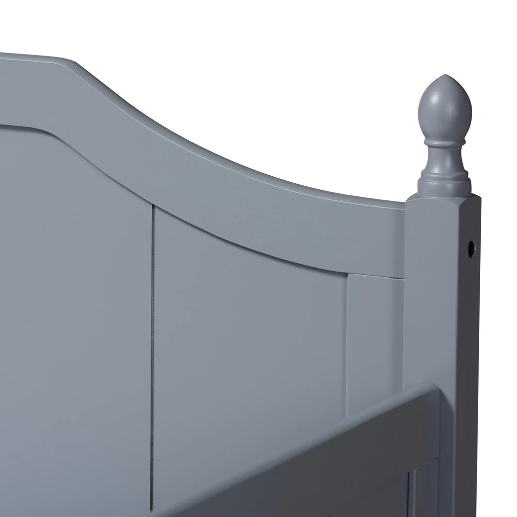 Grey Wood Twin Daybed with Trundle A408