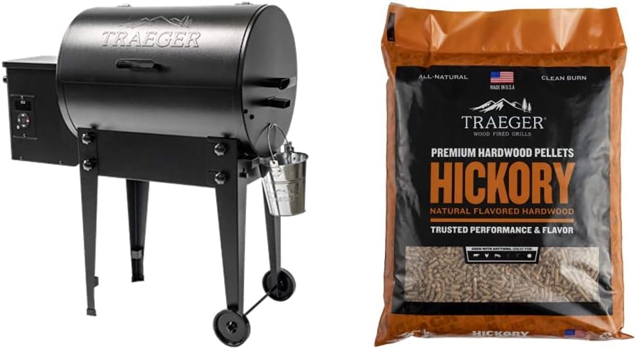 Black Portable Wood Pellet Grill and Smoker V774019