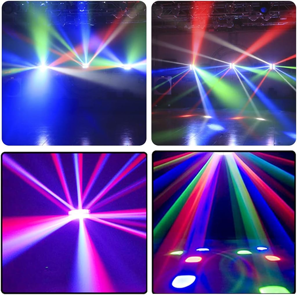 8 LEDs Beam Moving Head Stage Lights RGBW Party Lights DMX 512 Control Y907681