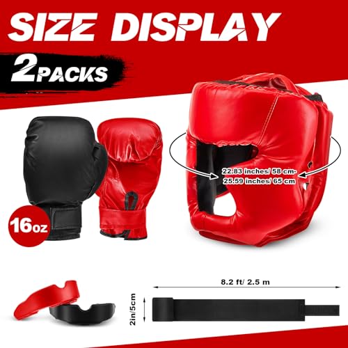 14 Pcs Boxing Set with 16 oz Boxing Gloves D1644