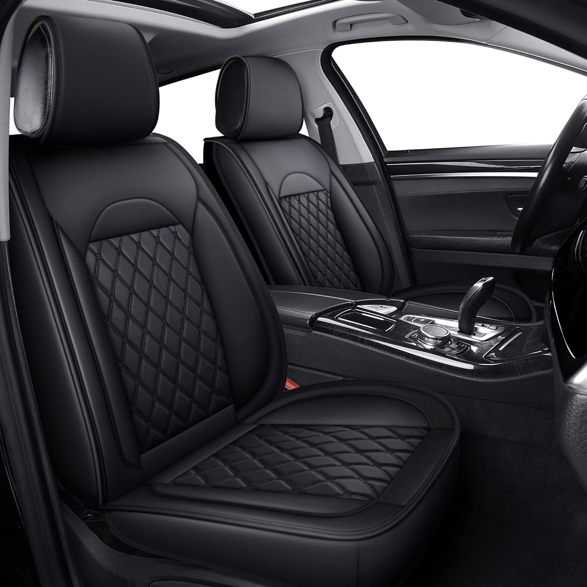 5 Seat Water Proof Faux Leather Car Seat Covers Z902313