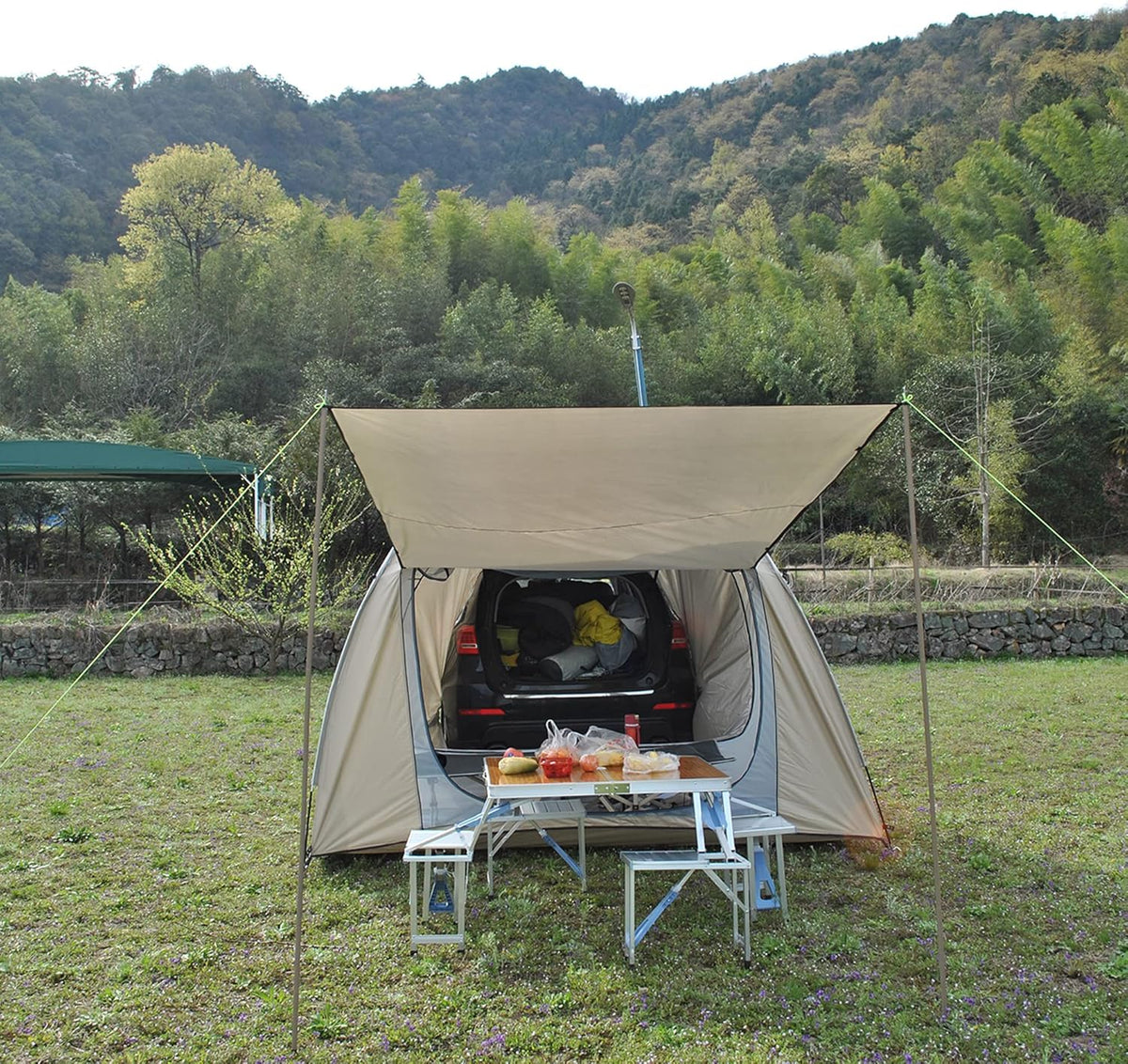 Car Tent with Screen Doors D4316