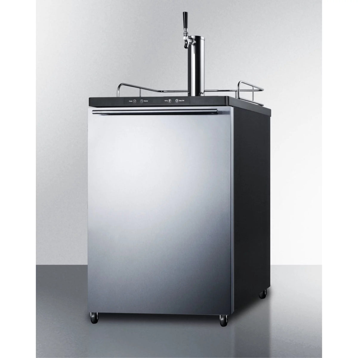 Built-in Beer Dispenser with Digital Thermostat and Stainless Steel Door T444