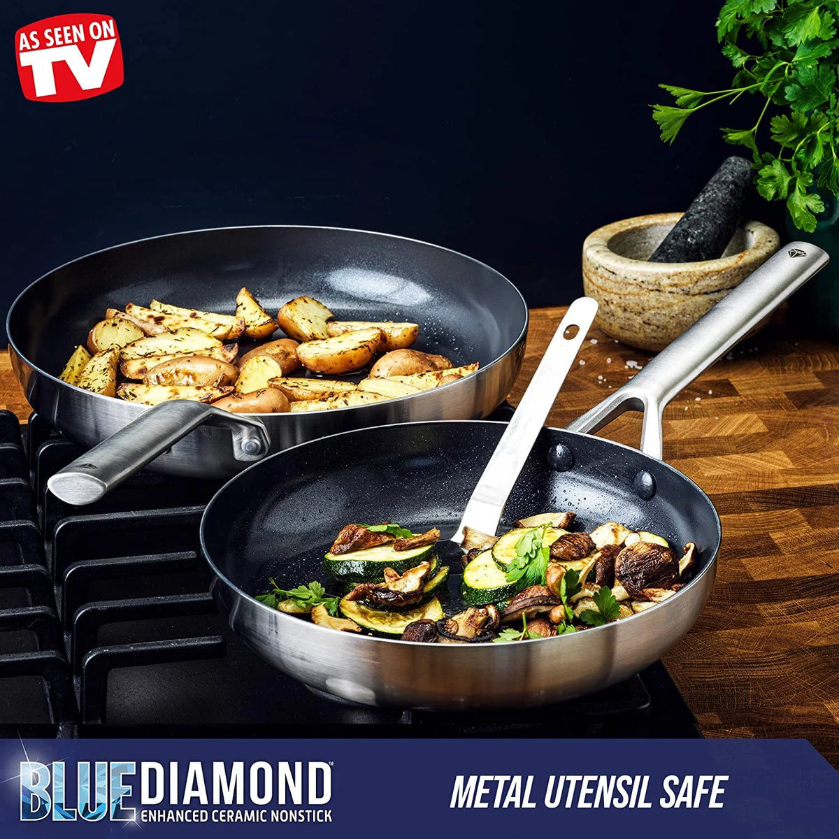 Ceramic Non-stick 6 Piece Cookware Set N27594