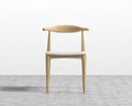 Chartreuse Walnut Stain Elbow Chair F364633