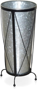 Galvanized Umbrella Holder Stand, 2 pcs, Metal Base V374954