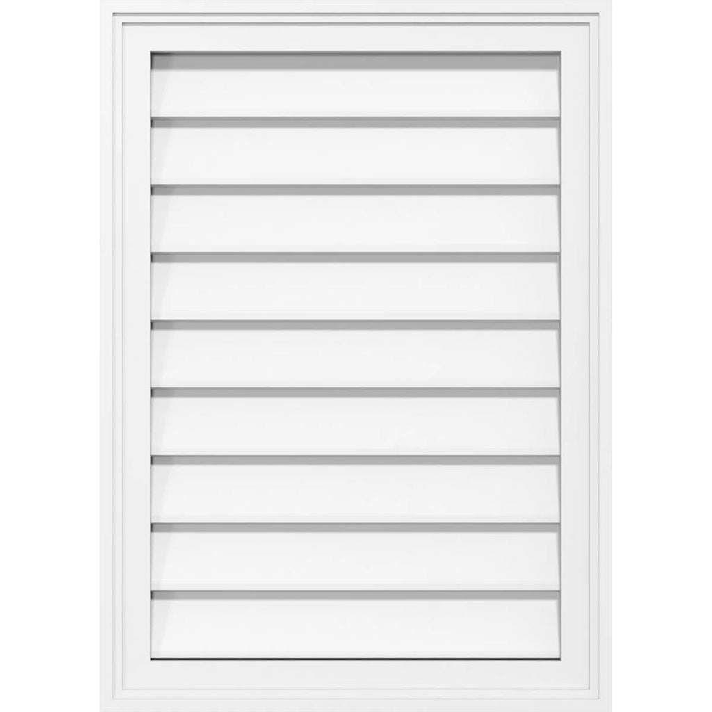 PVC Gable Vent with Brickm B785347
