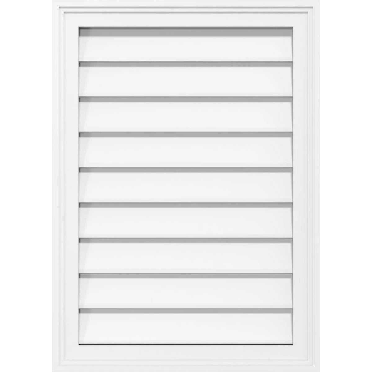 PVC Gable Vent with Brickm B785347