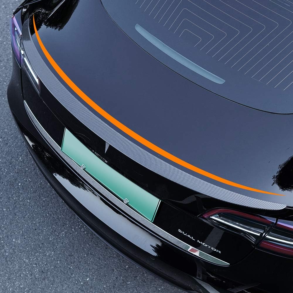 Matte Black Rear Spoiler Trunk Lip Kit for Tesla Model 3 F106629
