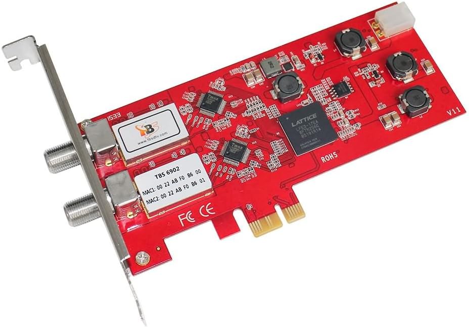 Dual Satellite PCIe TV Tuner Card DVB-S2 B8543