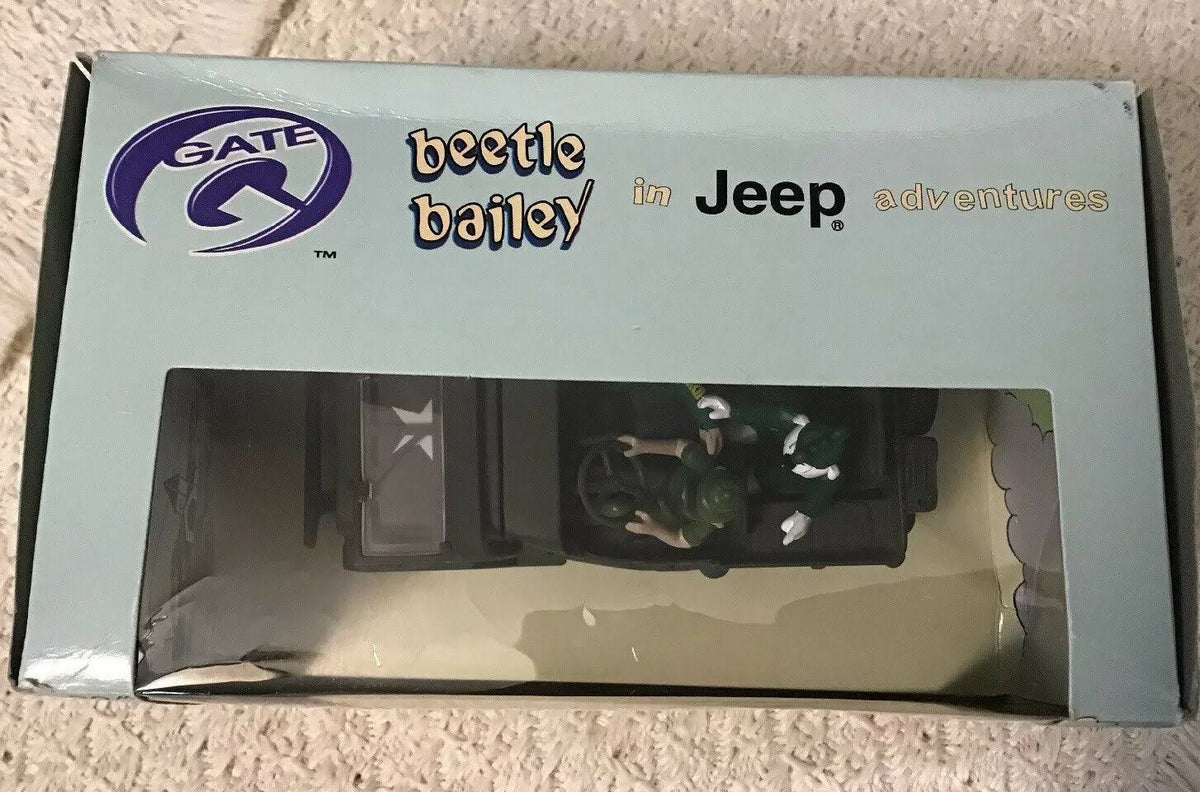 Die-Cast Beetle Bailey in Willys Jeep Q731685