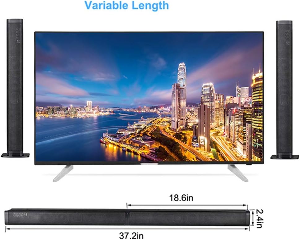 39-Inch Wired & Wireless Bluetooth 5.0 Stereo Soundbar F949700