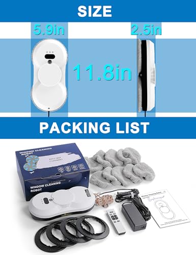 Window Cleaning Robot with Dual Spray D8127