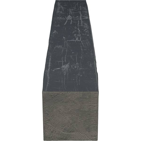 Aged Ash Hand Hewn Faux Wood Fireplace Mantel T4950