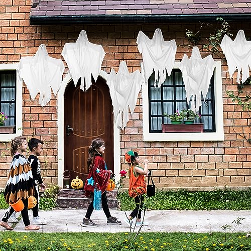 12 Pcs Halloween Hanging Ghost Decoration 27.5 Inch V788563