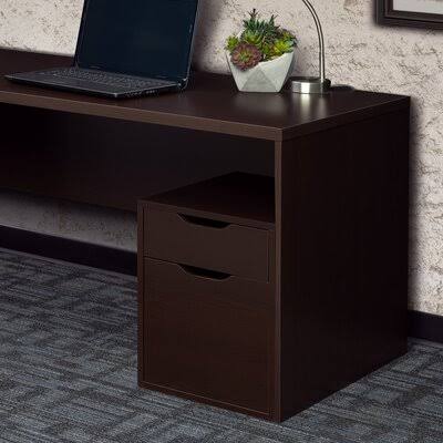 Truffle Freestanding 2-Drawer Vertical Filing Cabinet T91427