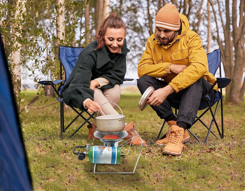Portable Propane Heater Cooker 15,000 BTU Silver K57887