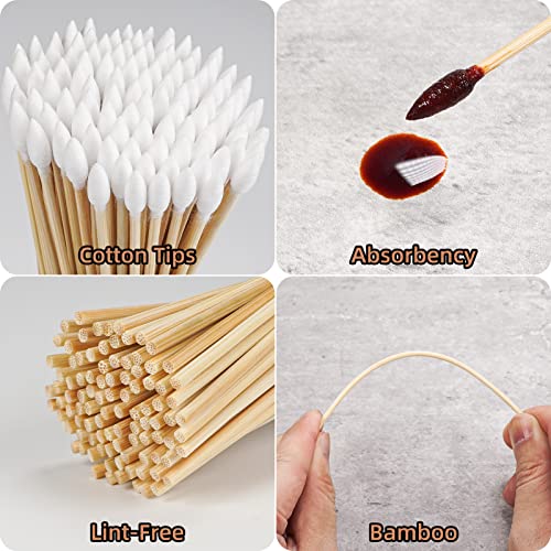 600PCS Long Cotton Bamboo Gun Cleaning Swabs N971372