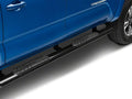 Black 4-Inch Oval Straight End Side Step Bars W78365