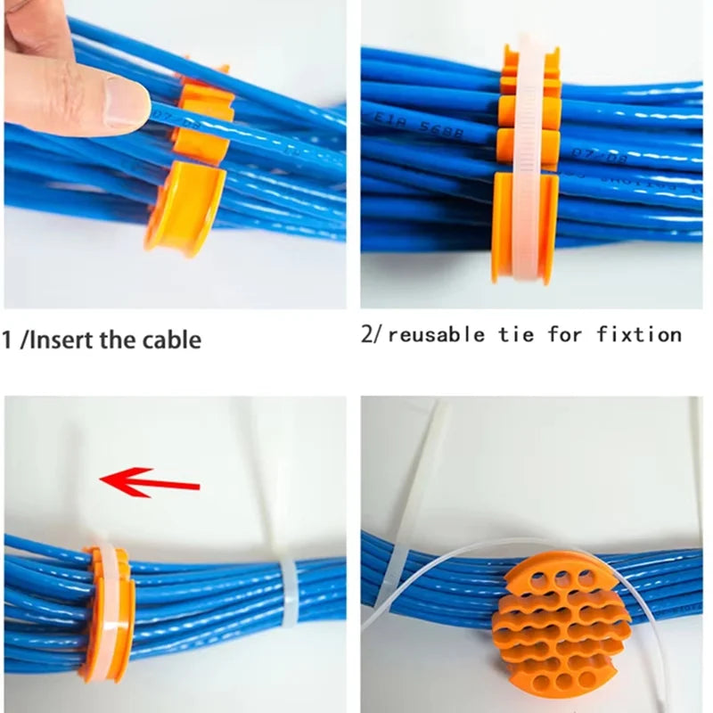Cable Organizing Tool with Hook and Loop Fastener Q615803
