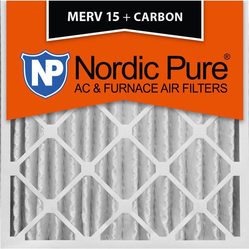 20x20x4 Pleated Air Filters MERV 15 Carbon F686151