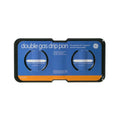 Black Porcelain Gas Range Double Drip Pan Y871