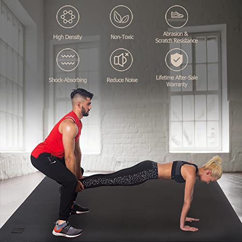 Large Non-Slip Exercise Mat 7mm F58084