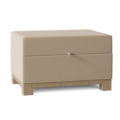 Black Storage Ottoman E1883