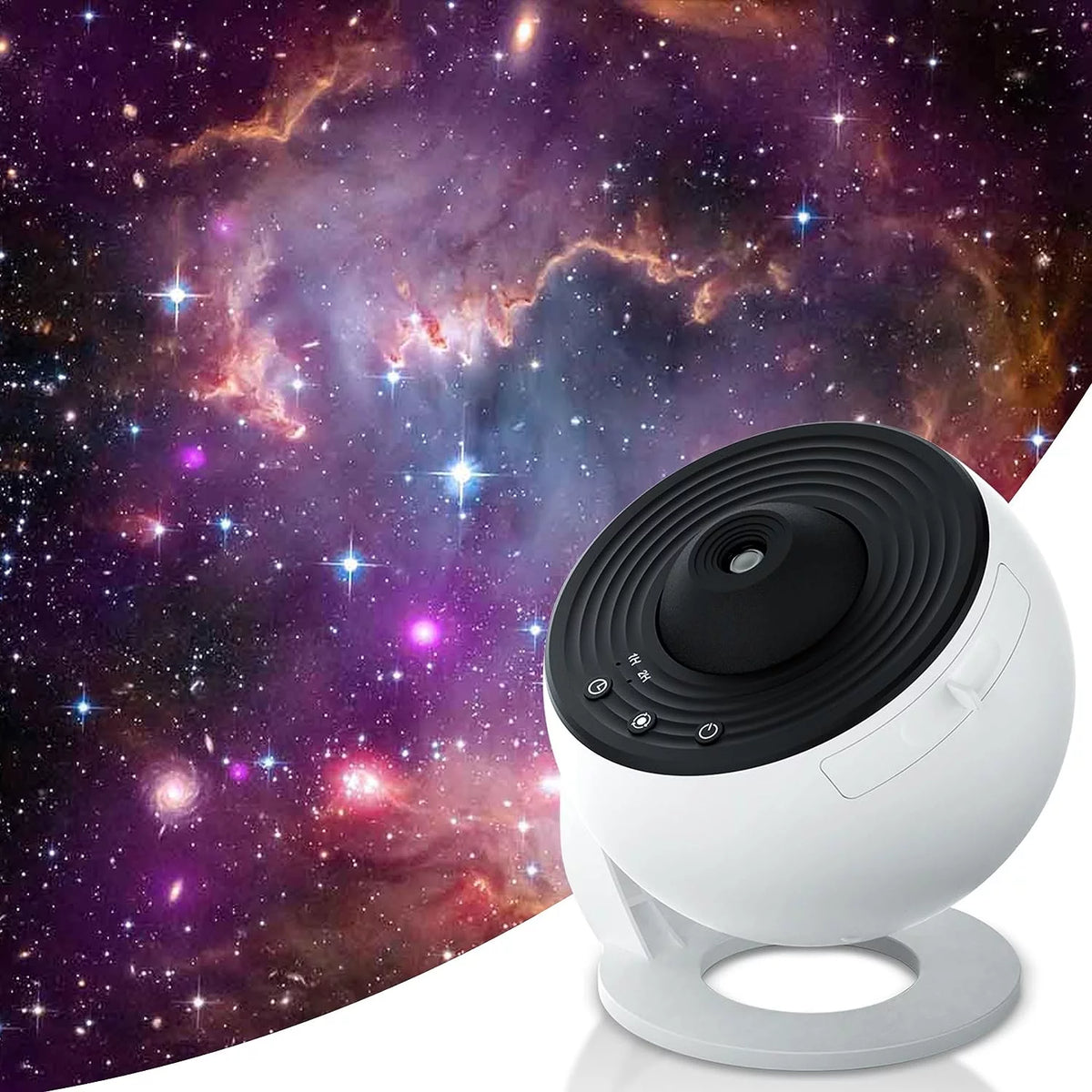 Galaxy Star Projector with 12 Galaxy Discs 360 Degree Rotation L169