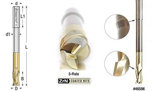Solid Carbide Foam Cutting Up-Cut Spiral Router Bit T21298