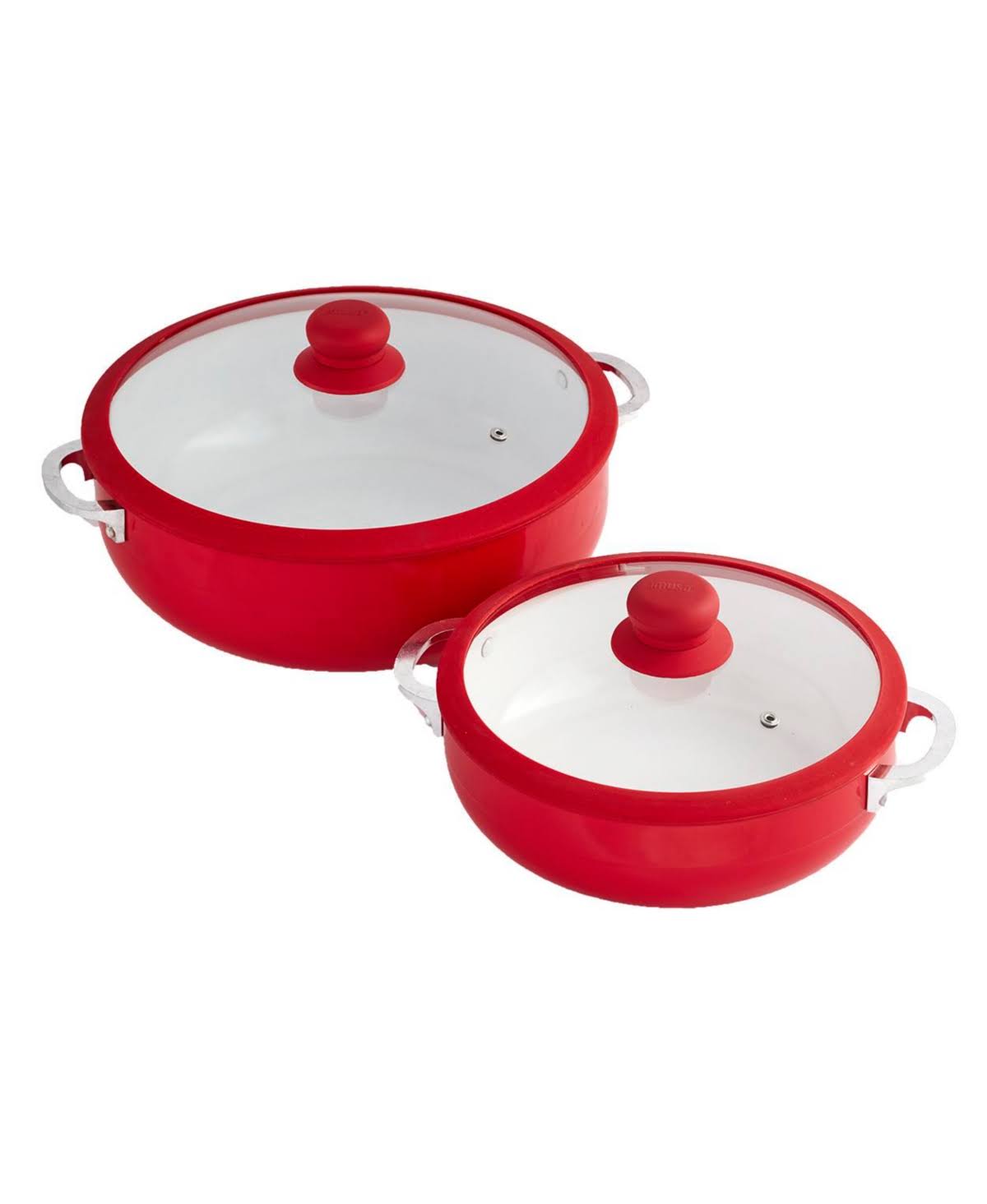 Red Ceramic Nonstick Caldero Set N739