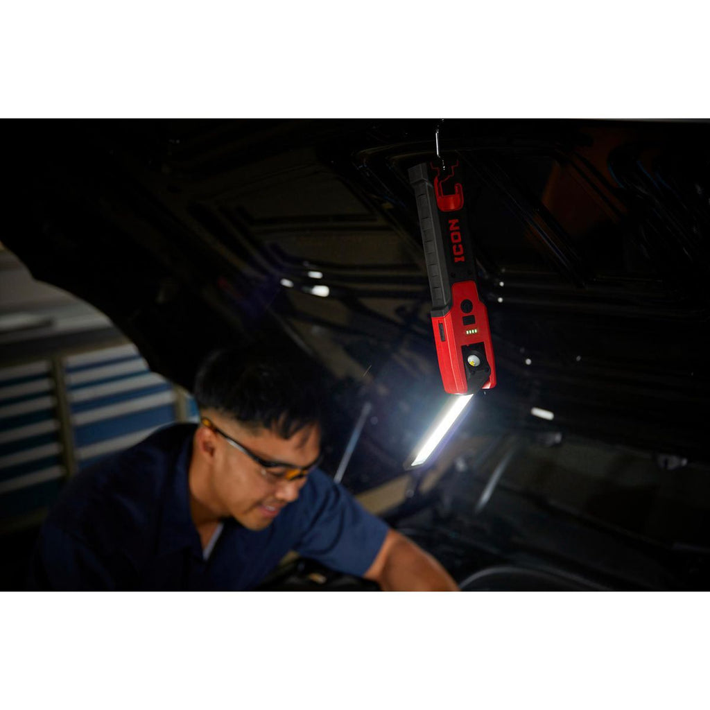 1000 Lumen Dual-Sided Rechargeable Slim Bar Light with UV Inspection Q228
