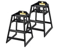 Espresso Rubberwood High Chair, 2 Pack V93121