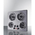 24 Wide 240V 4-Burner Coil Cooktop Z6116