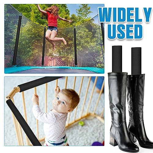 4 Pcs Black Foam Pool Noodles I73810