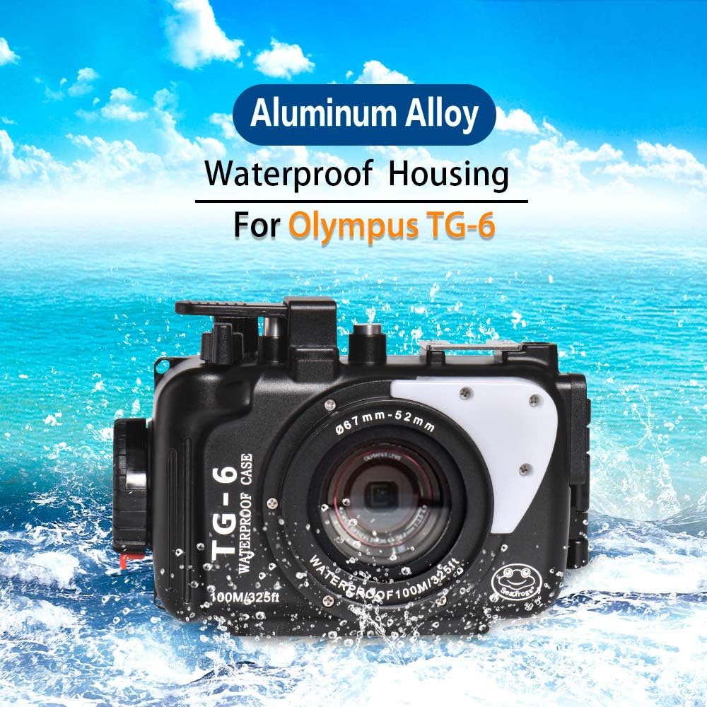 Black Aluminum Underwater Housing for Olympus TG-6 W809158
